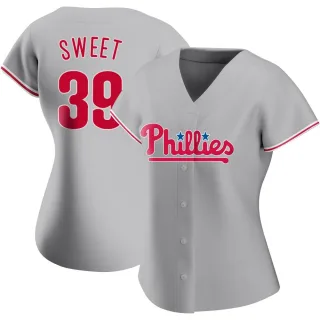 Women's Authentic Gray Devin Sweet Philadelphia Phillies Road Jersey