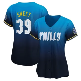 Women's Limited Blue Devin Sweet Philadelphia Phillies 2024 City Connect Jersey