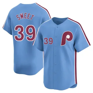 Youth Limited Light Blue Devin Sweet Philadelphia Phillies Alternate Jersey